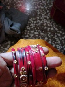 Red & Gold Bangles