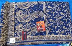 New Blue Kashmiri Shawl