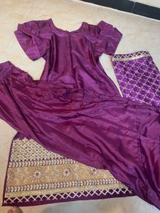 purple dress set