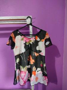 Floral Summer Blouse For Women