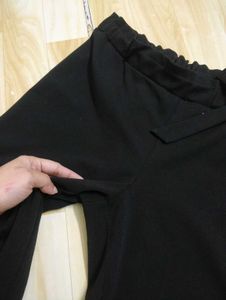 Black Wide Leg Tie Waist Pants