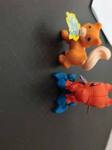 Cute Toy Figures - Squirrel &amp; Dragon