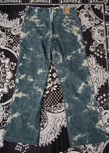 Tie-Dye Wide Leg bootcut Jeans