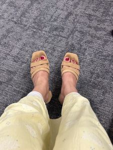 Zara Strappy Beige Heels