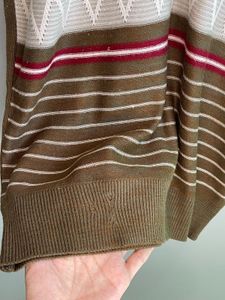 Men’s Vintage Striped Sweater Vest