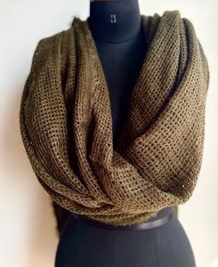 Forever 21 Olive Green Knit Scarf