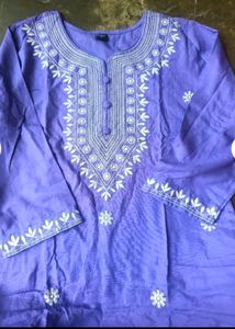 Full Embroidery Women 3 Piece Kurta Set M size