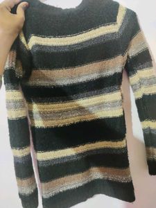 Striped Knit Sweater