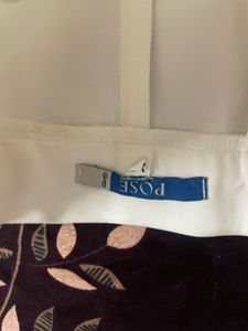 Elegant White Trumpet Skirt