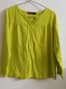 New Green Long Sleeve Top