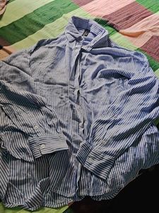 Striped Button-Down Shirt