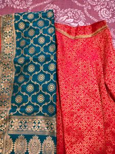 Red Ghagra With Beautiful Dupatta