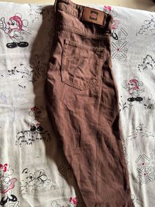 Brown Denim Jeans(MomFit)