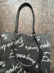 Emporio Armani Tote Bag ( refurbished has flaws)