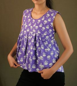 Xs/ S Cute Floral Print Short Kurti