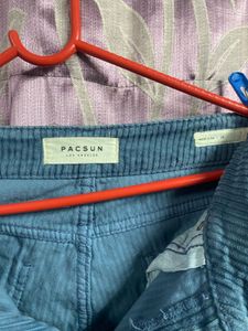 Pascun Blue Corduroy Pants 28 Size