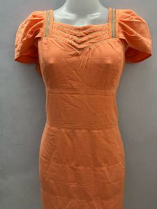 Korean Designer Orange One Piece