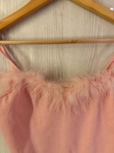 Pink+Fur+Cute=Perfect Girly Top