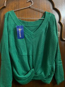 Green Knit Sweater