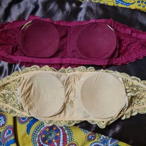 Lace Bandeau Bra - Stylish Comfort