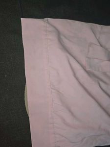 Pink Frill Sleeve Top And Blue Bottom