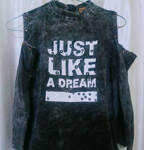 Denim Top, Size M,