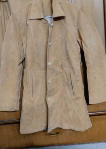Women Suede Overcoat