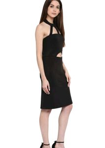 Chic Black Cutout Bodycon Dress