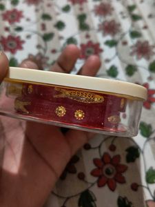 Red &amp; Gold Bangles