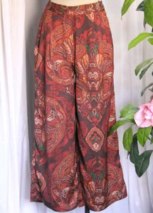 Paisley Wide Leg Pant