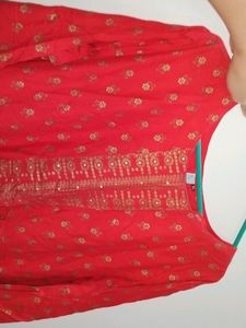Red Long Kurta For Women