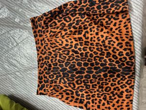 Utbanic Animal Print Mini Skirt
