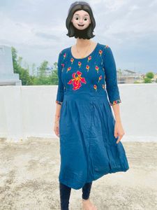 Neavy Blue Kurti