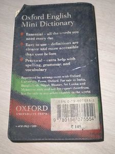 Oxford English Mini Dictionary Indian Edition