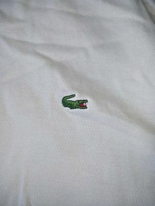 Lacoste White Polo Shirt