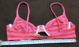 Striped Bikini Top 🖤