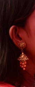 gold plated earrings most beautiful