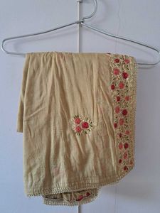 3 Pc Stitched Kurta Set With Salwar
