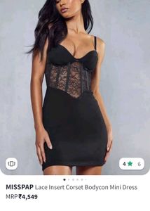 Lace Corset Bodycon Mini Dress