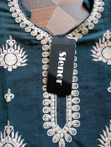 New Lavender Embroidery Kurti