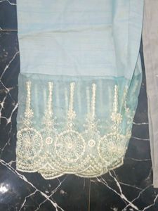 Floral Embroidered Kurti with Pants Set