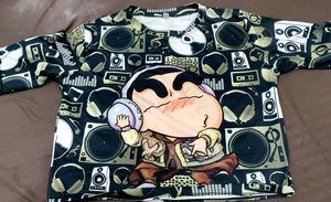 Shinchan Graphic Crop Tee