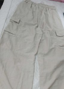 Beige Cargo Pants