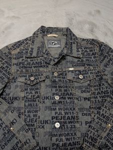 Pepe Jeans UK All-Over Print Denim Jacket
