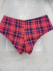 Blue Check Ribbon 30size