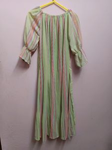 Multicolored A Line Dress
