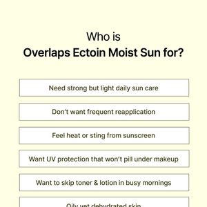 OVERLAPS Ectoin Moist Sunscreen