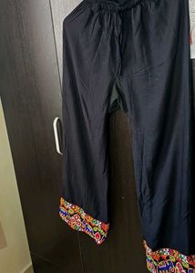 Kurti And Pant Of Rajasthani Work