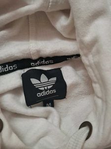 Adidas White Hoodie