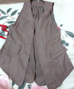 Korean Flair Sleeveless Cardigan